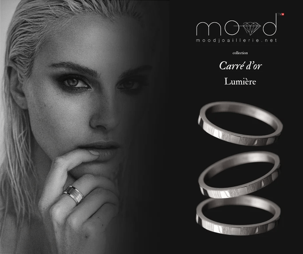 Innenring aus 18K Graugold (Medium Addon) "Licht" aus des "Goldenes Quadrat" Kollektion für Luxus-Ring