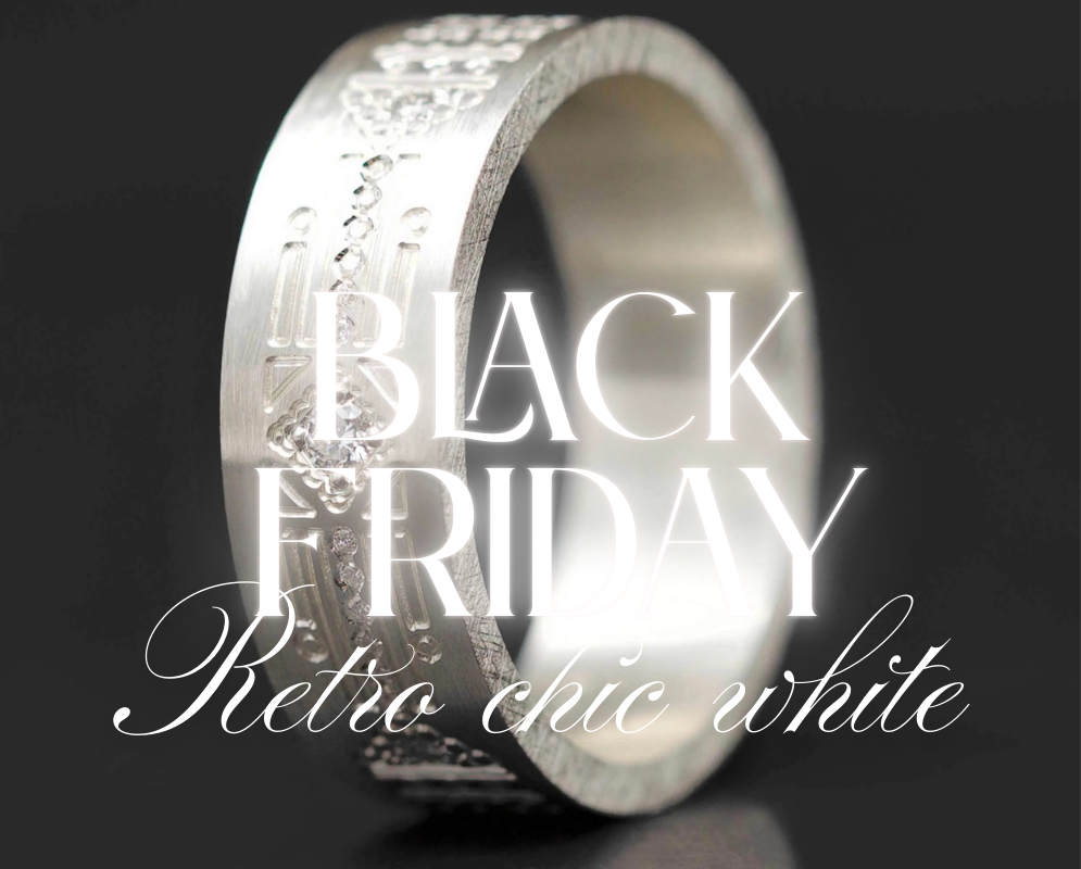 Addon aus Silber "Retro chic White"