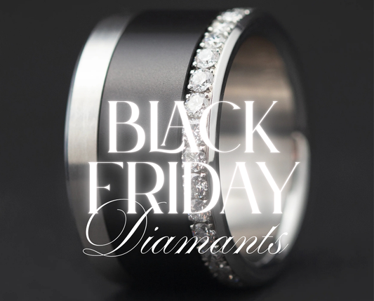 Base large entièrement sertie de diamants 2.1mm sur un côté