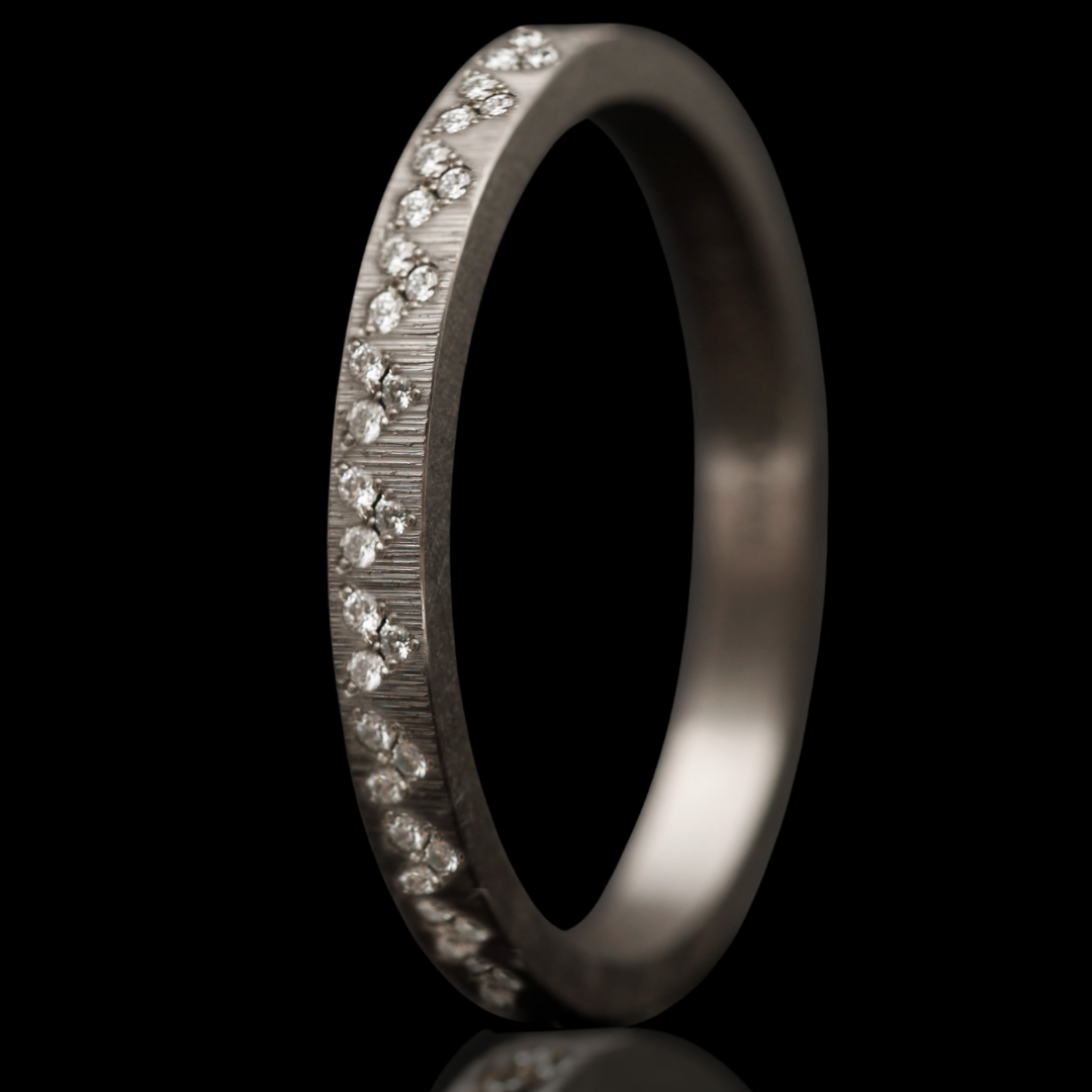 Anneau (medium) "Promesse" de la collection "Cœur Éternel" pour bague mood de luxe