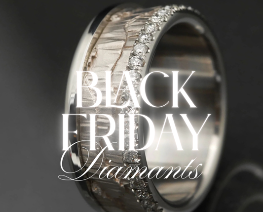 Extra Small Fassung mit 1.6mm Diamanten besetzt - vollständig, zur hälfte oder 1/3