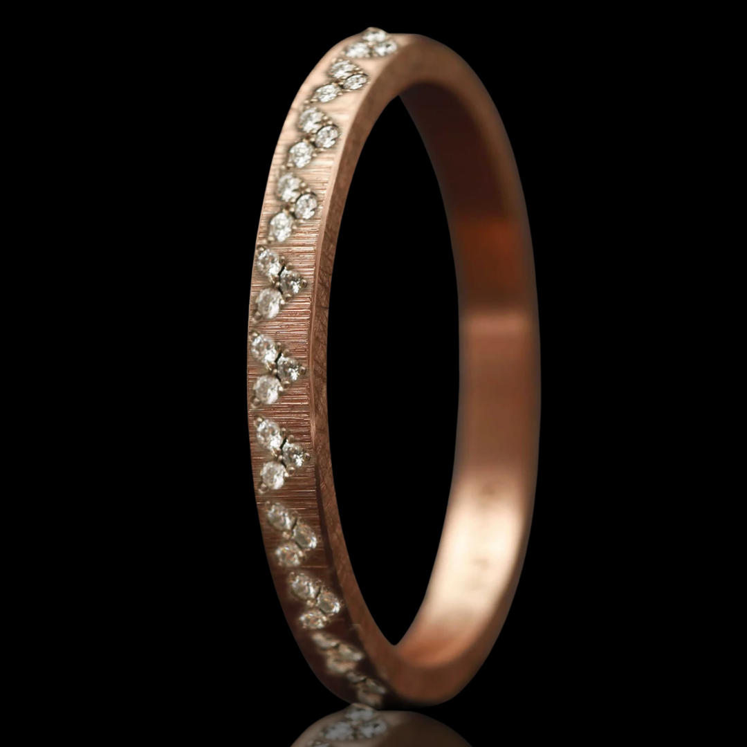 Anneau (medium) "Promesse" de la collection "Cœur Éternel" pour bague mood de luxe