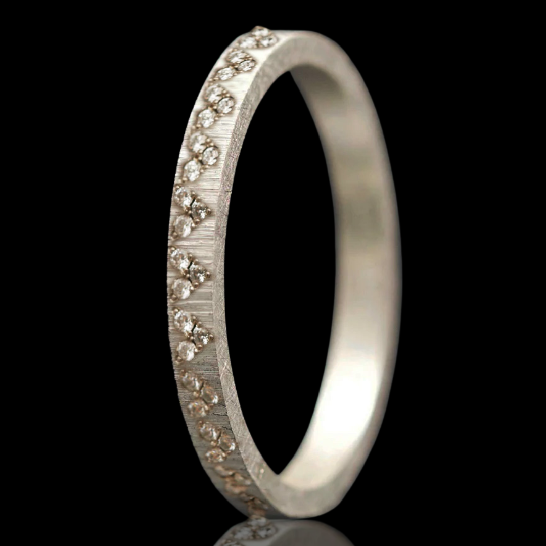 Anneau (medium) "Promesse" de la collection "Cœur Éternel" pour bague mood de luxe