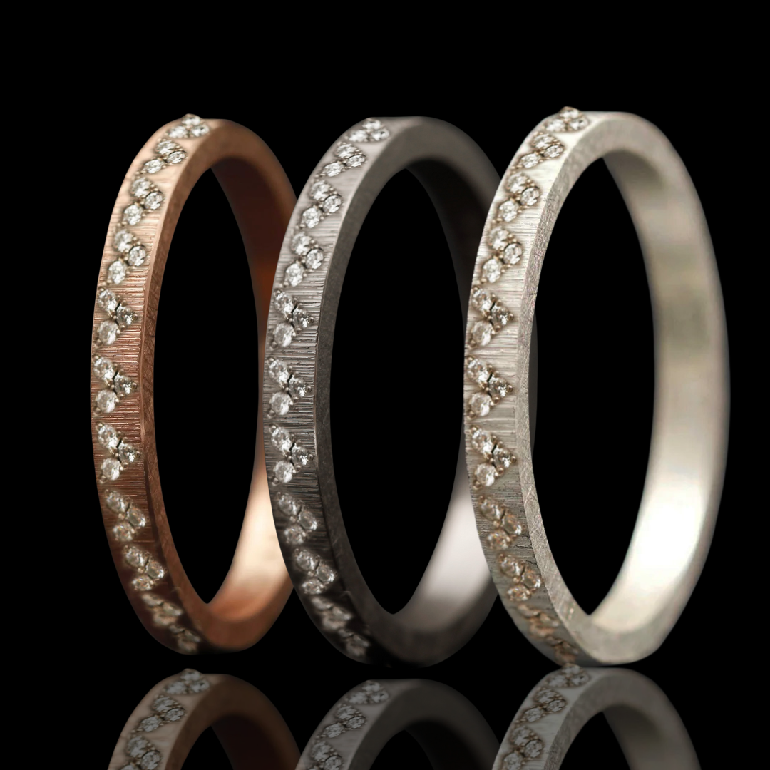 Anneau (medium) "Promesse" de la collection "Cœur Éternel" pour bague mood de luxe