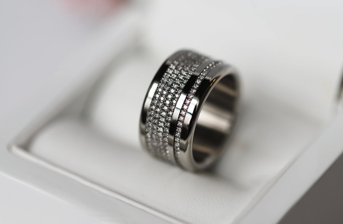 Rokoko Ring-Set - Miniaturen aus Diamant