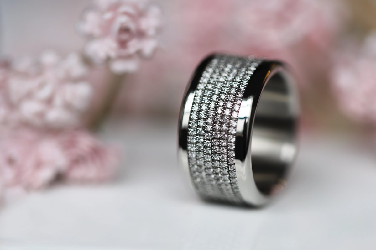 Rokoko Ring-Set - Miniaturen aus Diamant