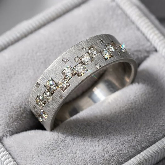 Anneau (addon) "Quadra" de la collection "Carré d'or" pour bague mood de luxe