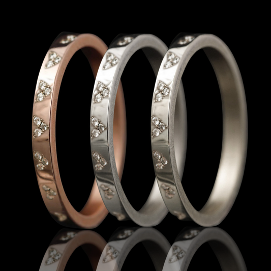 Innenring (Medium Addon) "Valentina" aus der "Ewiges Herz" Kollektion für Luxus mood Ring